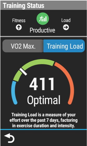 VO₂ maks - Garmin sykkelcomputer